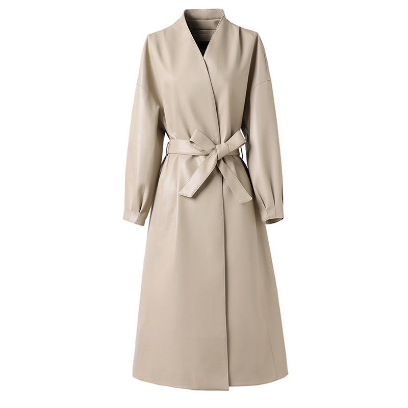 EMPRESS LEATHER TRENCH
