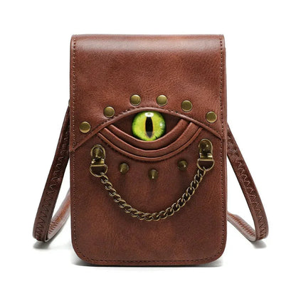 DRAGON EYE LEATHER BAG