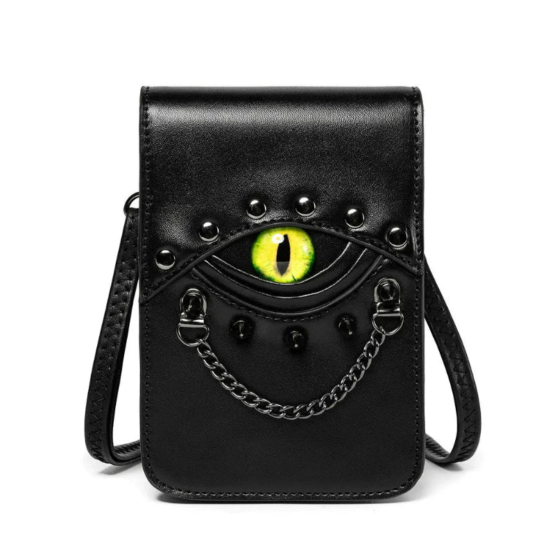 DRAGON EYE LEATHER BAG