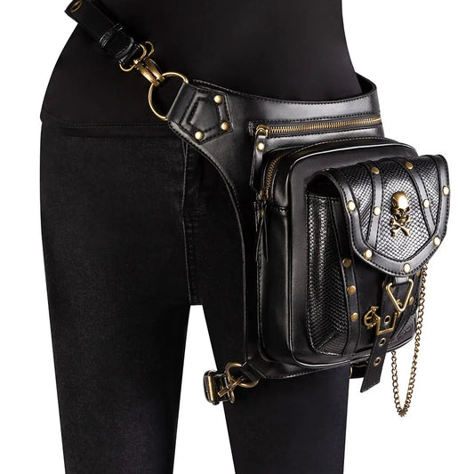PHANTOM™ STEAMPUNK LEATHER HOLSTER BAG