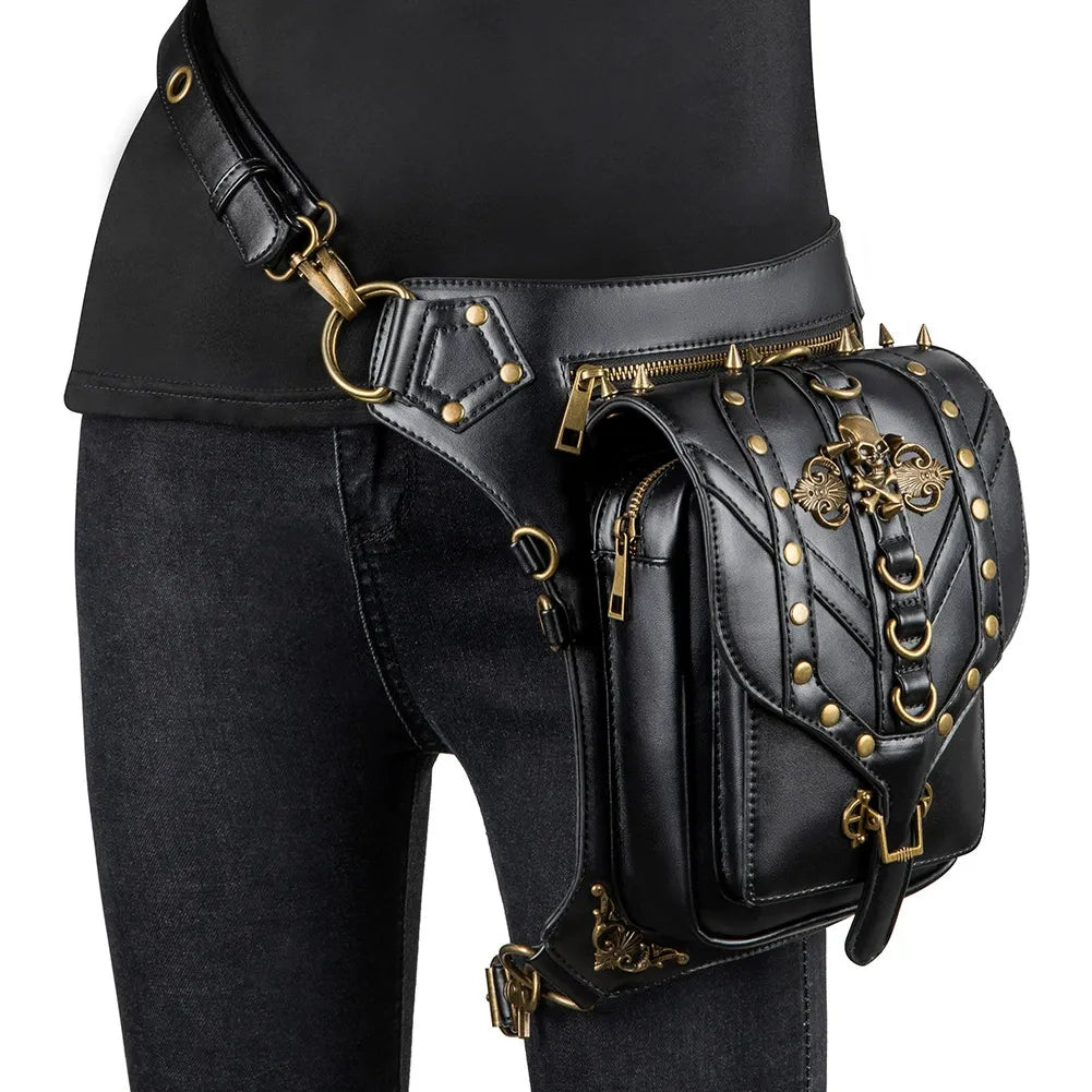 PHANTOM™ STEAMPUNK LEATHER HOLSTER BAG