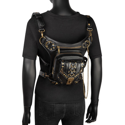 PHANTOM™ STEAMPUNK LEATHER HOLSTER BAG