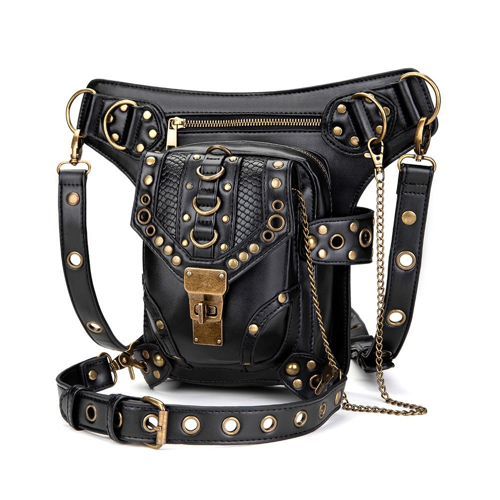 PHANTOM™ STEAMPUNK LEATHER HOLSTER BAG