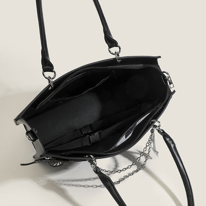 SERAPHINA™ COBWEB LEATHER GOTHIC BAG
