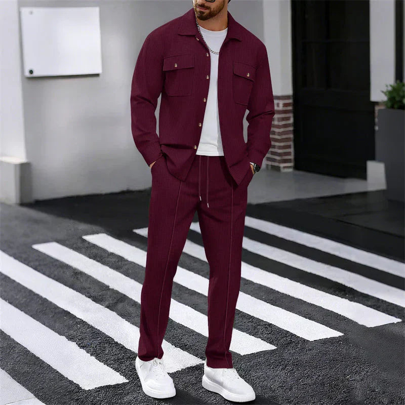 LORENZO | WAFFLE KNIT SET